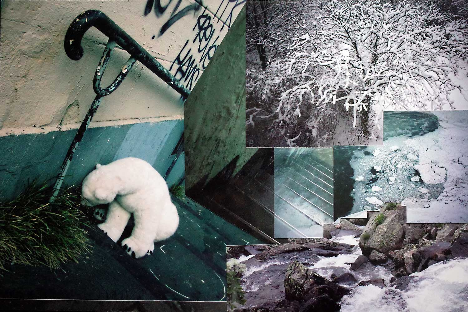 Impasse de l'ours - EmPinsan - collage